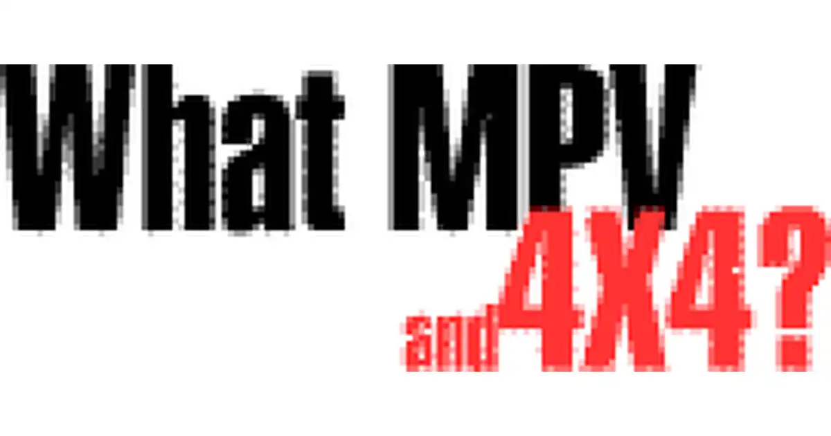 What MPV and 4X4? logo