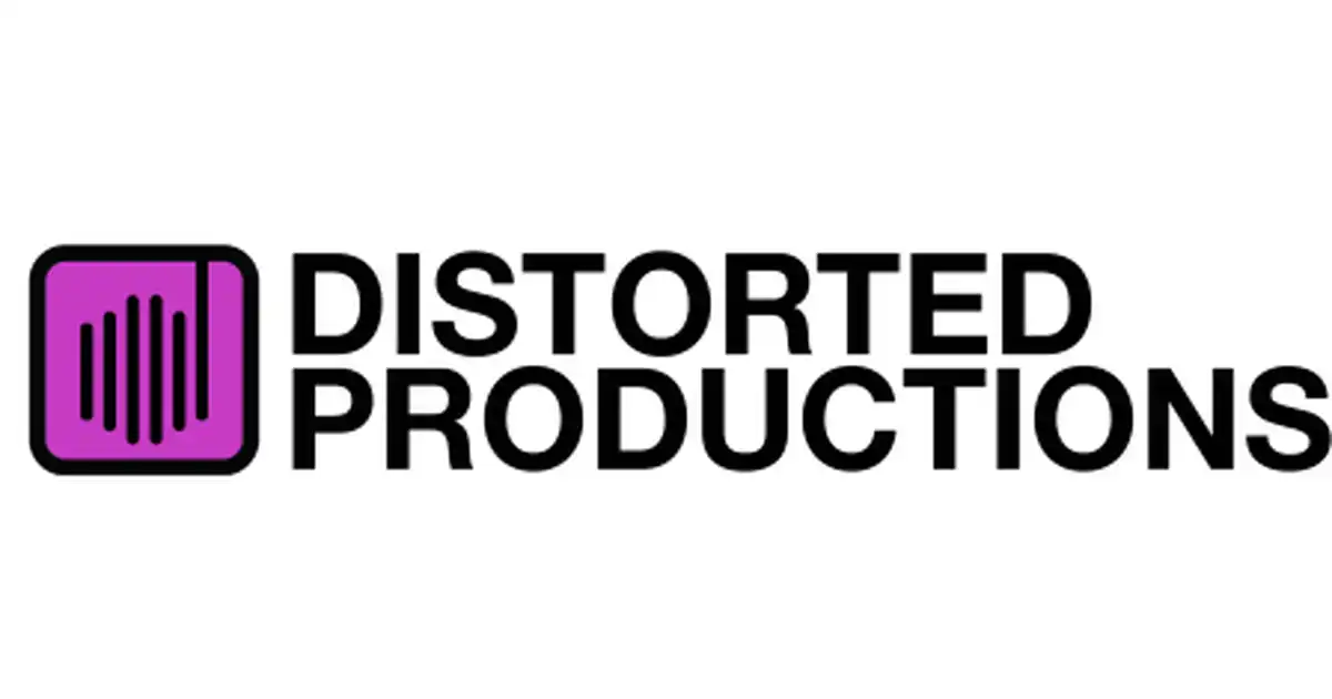 Distorted logo