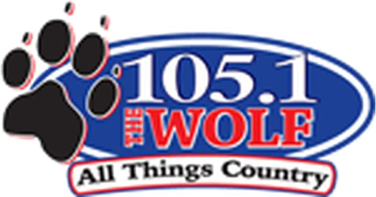 KMJX - 105.1 The Wolf logo