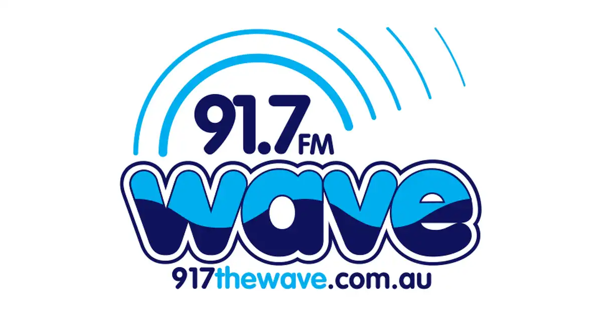 91.7 The Wave logo