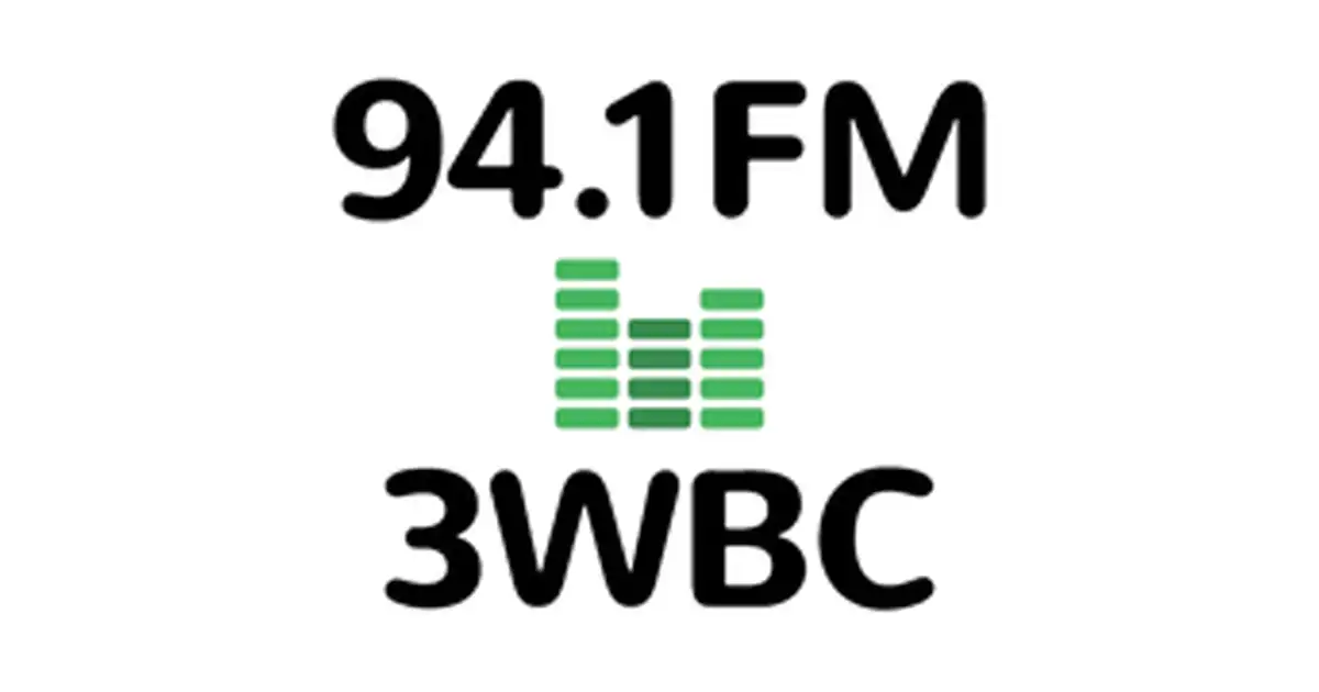 94.1FM 3WBC logo