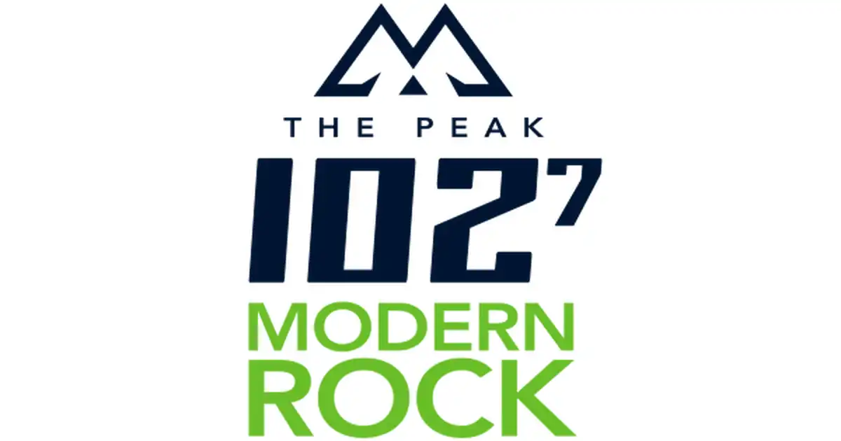 102.7 THE PEAK logo