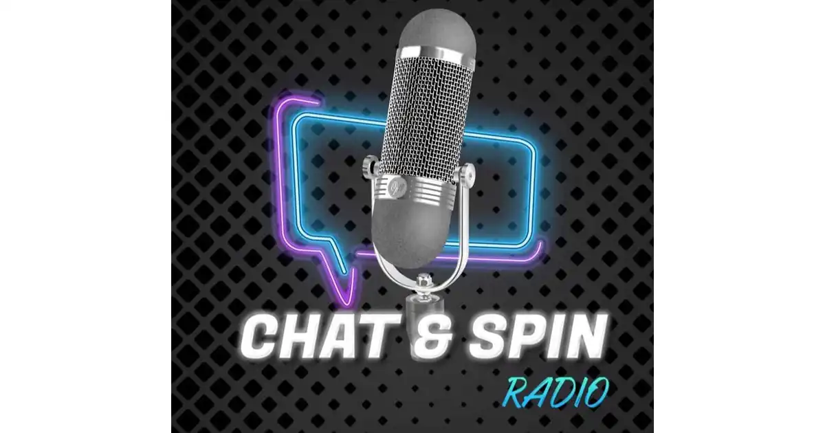 Chat and Spin Radio logo