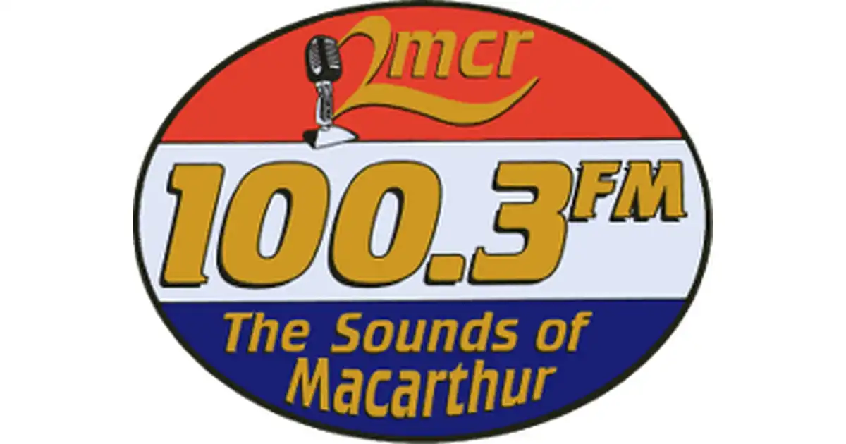 100.3 FM 2MCR Macarthur logo