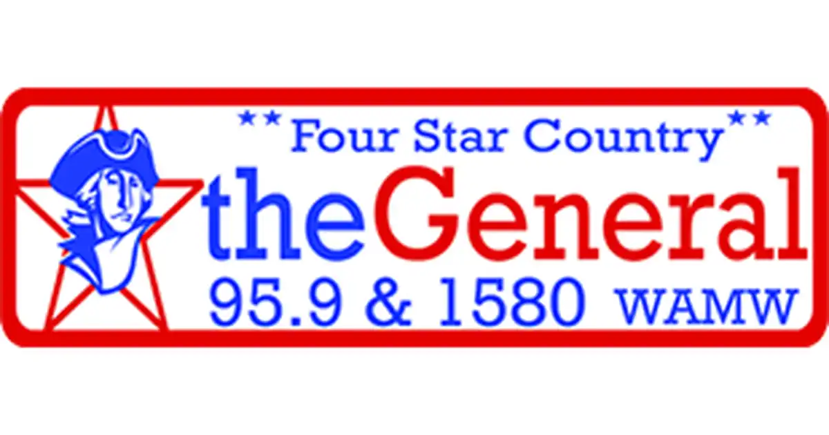 the General 95.9 & 1580 logo
