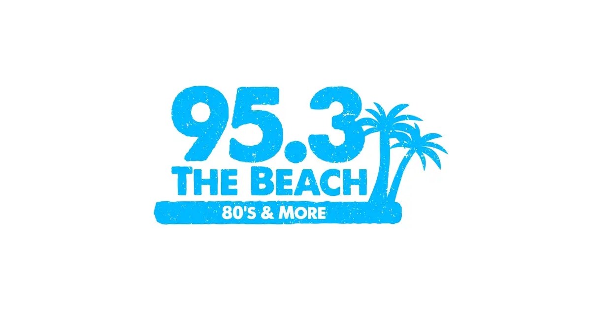 95.3 The Beach logo