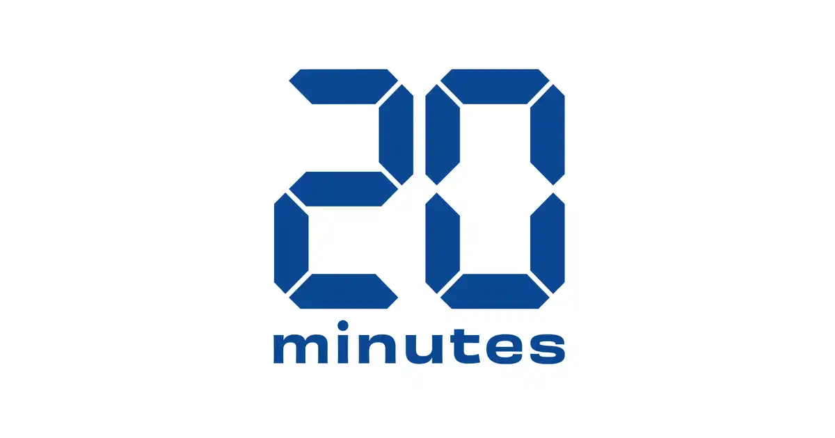 20 Minutes logo