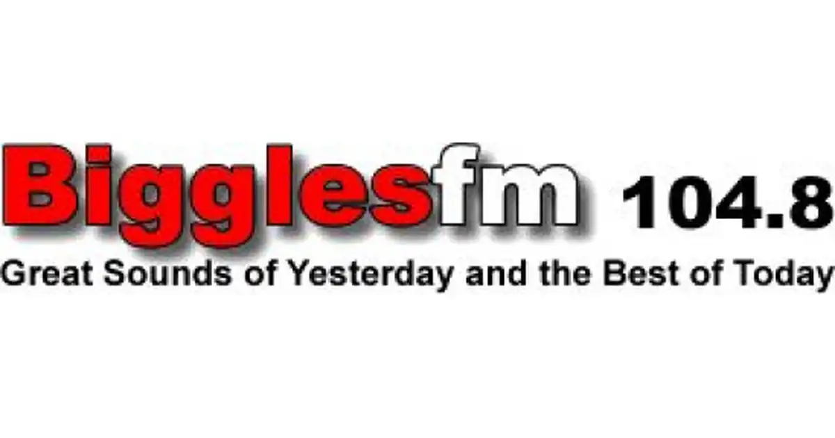104.8 Biggles FM logo